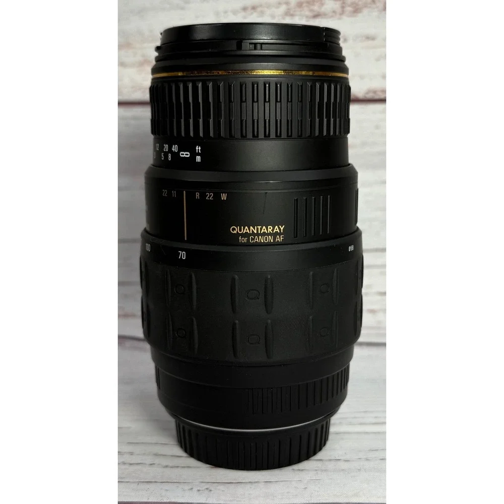 Quantaray 70-300mm f4-5.6 LDO Macro Lens for Canon AF Mount Made in Japan